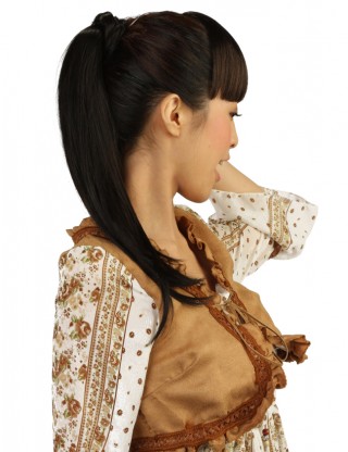 Wigs2you 馬尾 捆綁式直髪馬尾 清純爪夾式中長髪假 馬尾髪飾WS-5008-SB